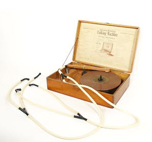 Une sélection de 5 gramophones de collection